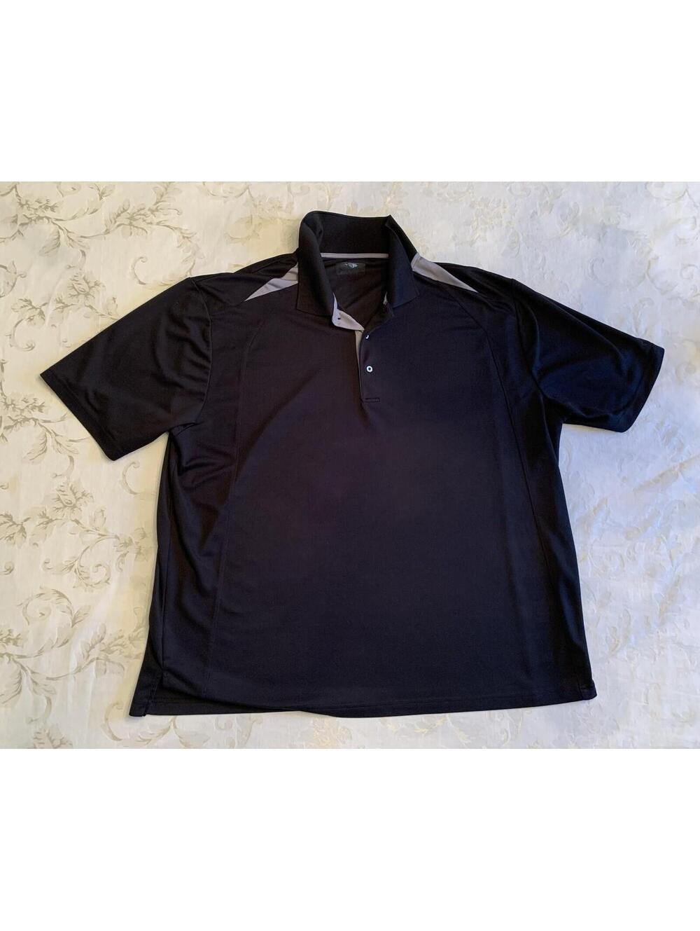 Approved Polo T Shirt Color: Black Size: 2XL